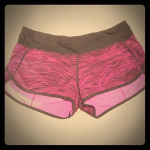 Lululemon speed shorts 4-way stretch purple